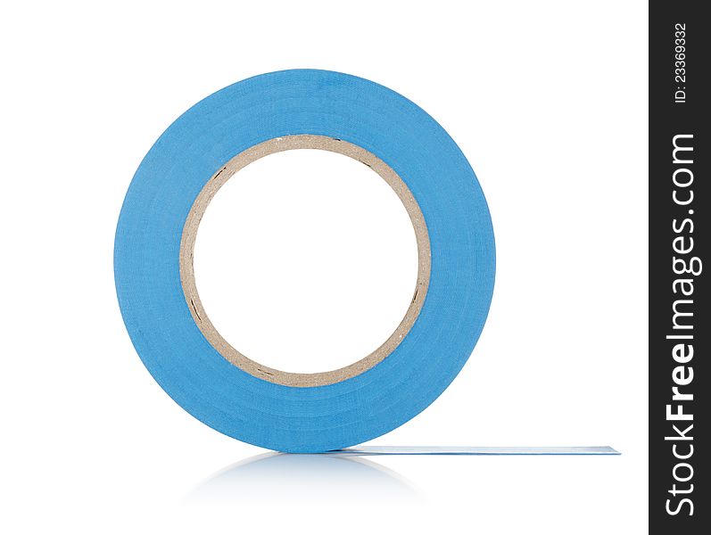 Roll Of Insulating Tape Isolated