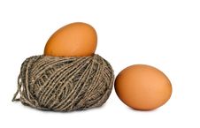 Two Eggs Royalty Free Stock Image