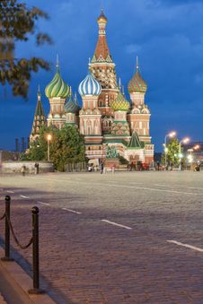 Red Square At Nigh Stock Photography Red Square At Nigh Stock Photography