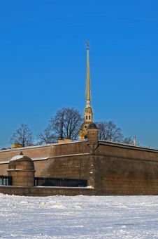 The Peter And Paul Fortress Stock Image The Peter And Paul Fortress Stock Image