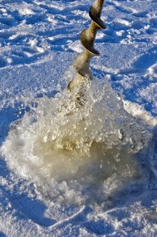 Ice Drill Stock Photography Ice Drill Stock Photography