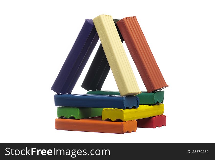 Toy House From Plasticine