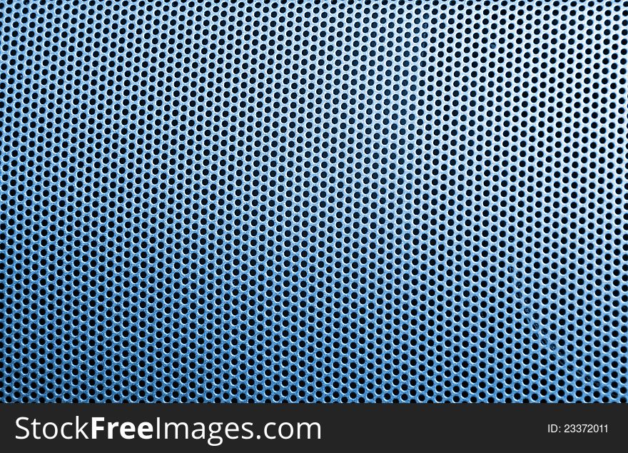 Blue metal texture as background