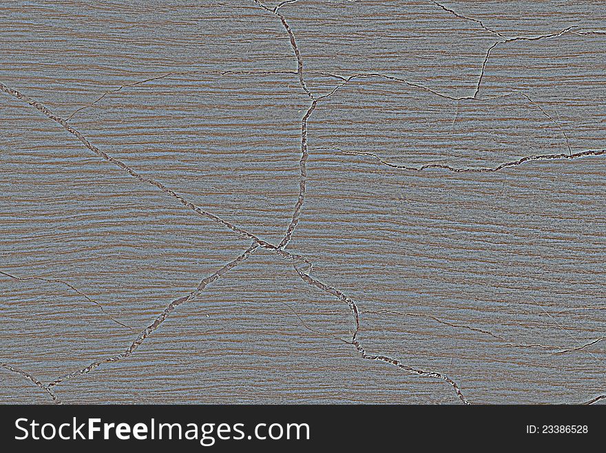 Cracked plywood surface background.