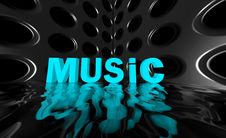 Music Wide Wave Poster Stock Photo Music Wide Wave Poster Stock Photo
