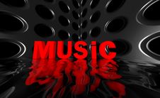 Music Wide Wave Poster Stock Photo Music Wide Wave Poster Stock Photo
