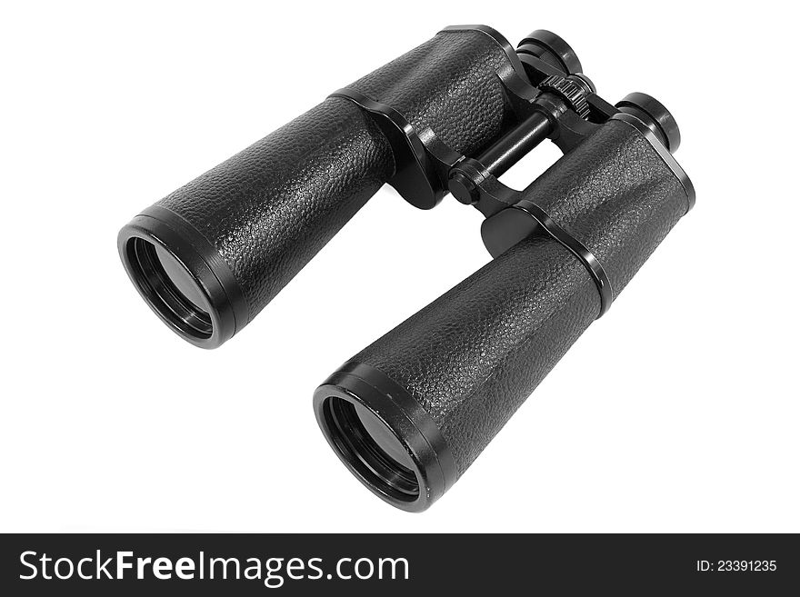 Modern binoculars, optical instrument for observation at a distance. Modern binoculars, optical instrument for observation at a distance