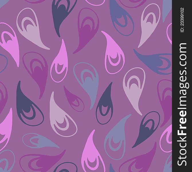 Abstract vector seamless pattern in lilac and violet. Abstract vector seamless pattern in lilac and violet