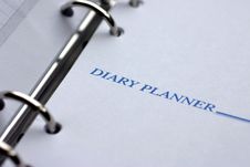 Diary Planner Royalty Free Stock Image Diary Planner Royalty Free Stock Image