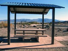 Sheltered Picnic Area Royalty Free Stock Photo Sheltered Picnic Area Royalty Free Stock Photo