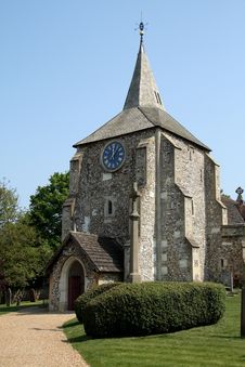 English Village Church Royalty Free Stock Photo English Village Church Royalty Free Stock Photo