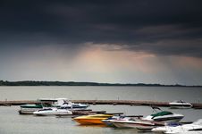Boats In Harbour Royalty Free Stock Image Boats In Harbour Royalty Free Stock Image
