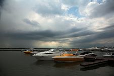 Boats In Harbour Stock Image Boats In Harbour Stock Image