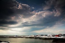 Boats In Harbour Royalty Free Stock Image Boats In Harbour Royalty Free Stock Image