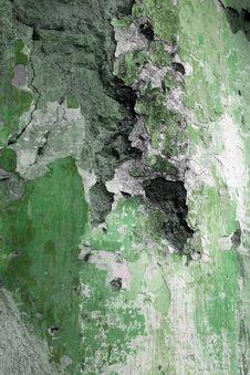 Grunge Wall With Peeling Paint Royalty Free Stock Image