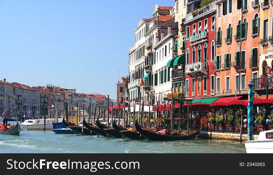 View of the Grand Canal Venice
