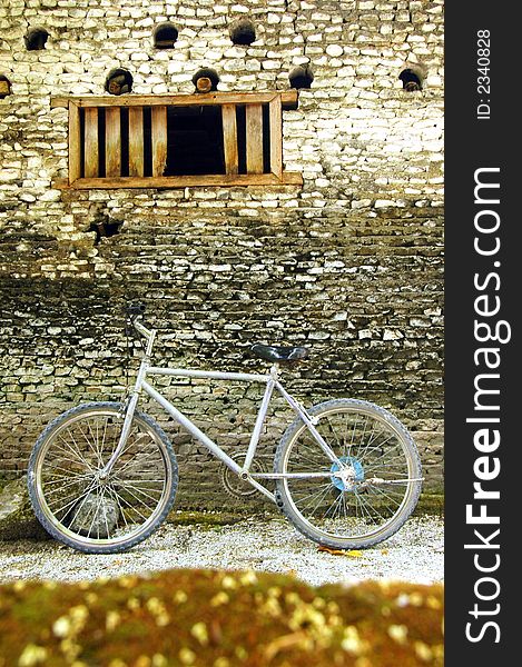 Bicycle Against A Wall