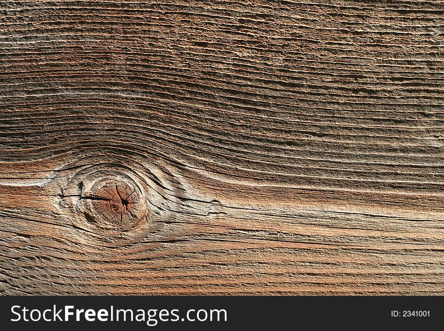 Wood texture in natural sunlight with high contrast, like the eye of Jupiter