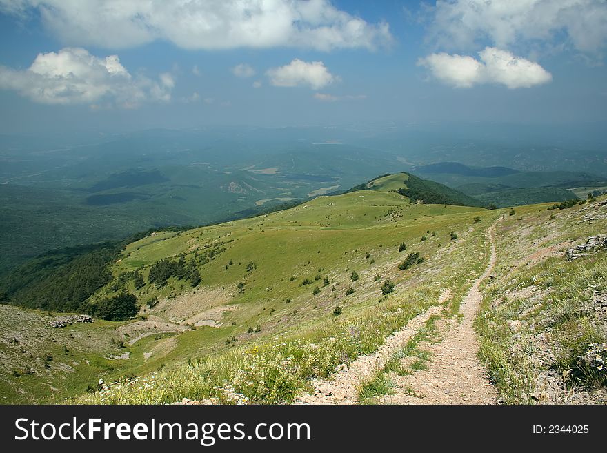 Mountains Landscape, Travel on Crimea Mauntains