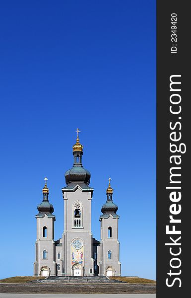 Cathedral Under Blue Sky