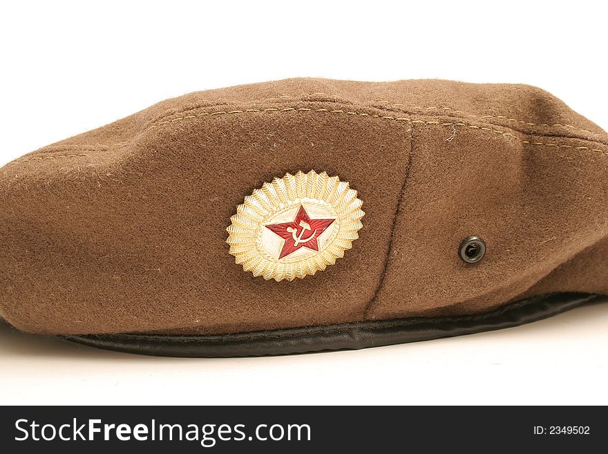 Russian beret upclose