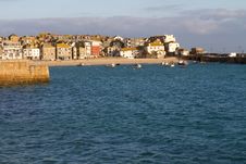 A Sunny Morning In St Ives Stock Photography A Sunny Morning In St Ives Stock Photography