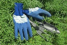 Gloves And Garden Shovel And Rake Stock Image Gloves And Garden Shovel And Rake Stock Image