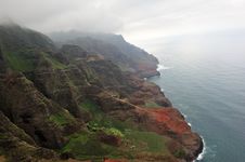 Rugged Napali Coastline Of Kauai, Hawaii, USA. Royalty Free Stock Image Rugged Napali Coastline Of Kauai, Hawaii, USA. Royalty Free Stock Image
