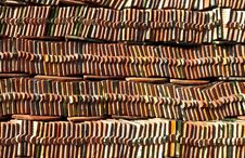 Pattern Of The Tile Roof Royalty Free Stock Photography