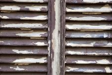 Peeling Shutters Stock Photo Peeling Shutters Stock Photo