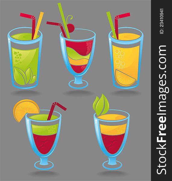 Collection Of Cocktails