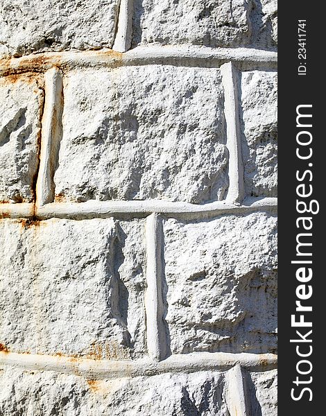 Background of gray stone wall texture