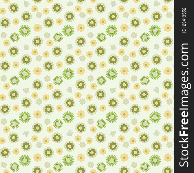 Vector Seamless Floral Pattern