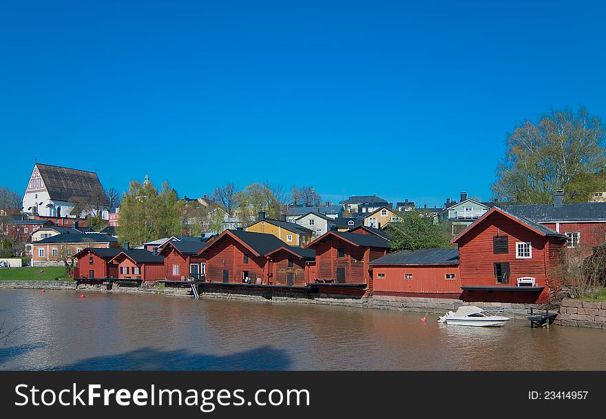 Nice view of the old Finnish city of Porvoo. Nice view of the old Finnish city of Porvoo.