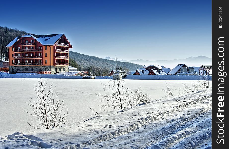 Winter landscape in Slovakia 2