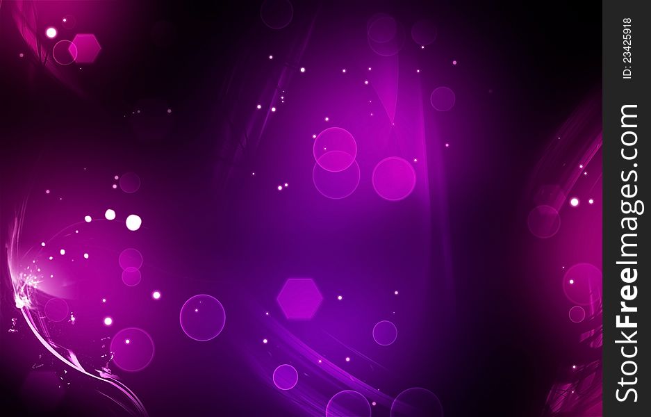 A beautful purple bokeh background. A beautful purple bokeh background