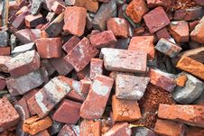 Pile Of Bricks Royalty Free Stock Images Pile Of Bricks Royalty Free Stock Images