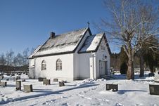 Chapel In Winter. Stock Photos Chapel In Winter. Stock Photos