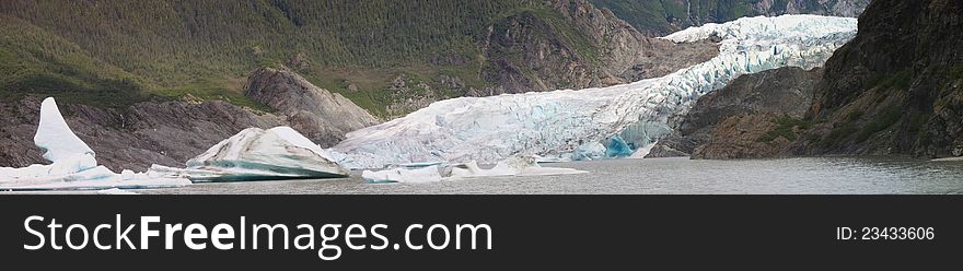 Mendenhal Glacier panorama