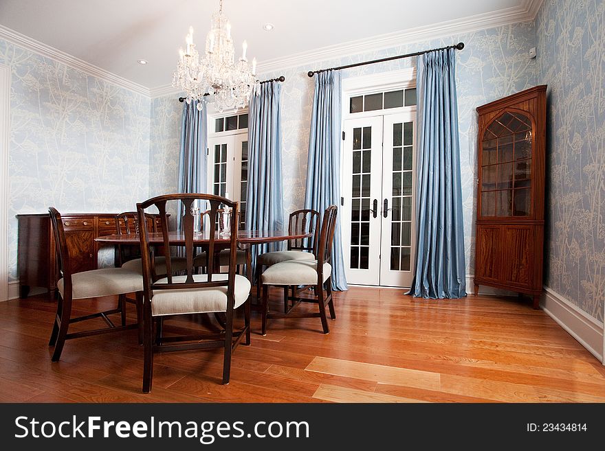 Beautifully designed home interior with hardwood