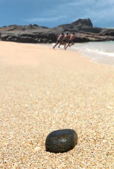 Four Young People Having Fun At Beach Royalty Free Stock Photo Four Young People Having Fun At Beach Royalty Free Stock Photo