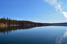 Oregon S Crescent Lake In The Winter Stock Images Oregon S Crescent Lake In The Winter Stock Images