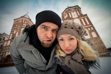 Traveling Couple In Love Royalty Free Stock Photography Traveling Couple In Love Royalty Free Stock Photography