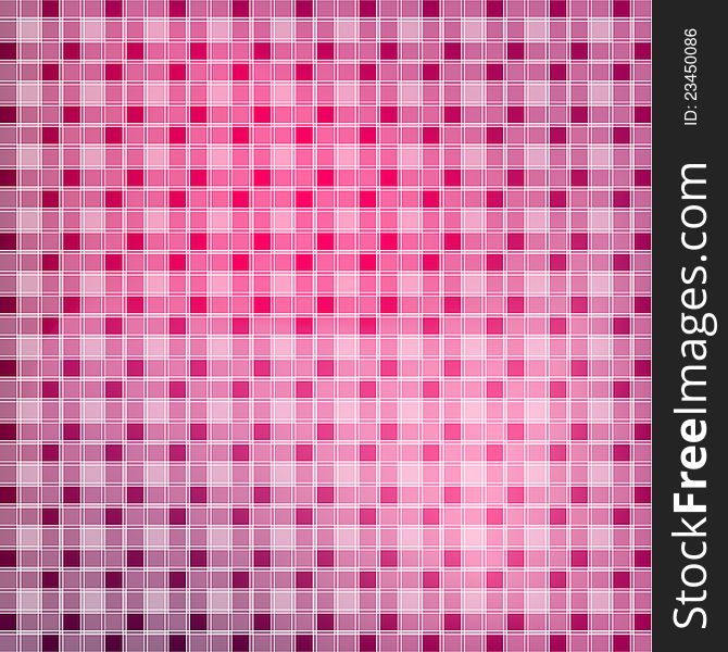 Abstract tile red and pink seamless background. Square pixel mosaic. Abstract tile red and pink seamless background. Square pixel mosaic