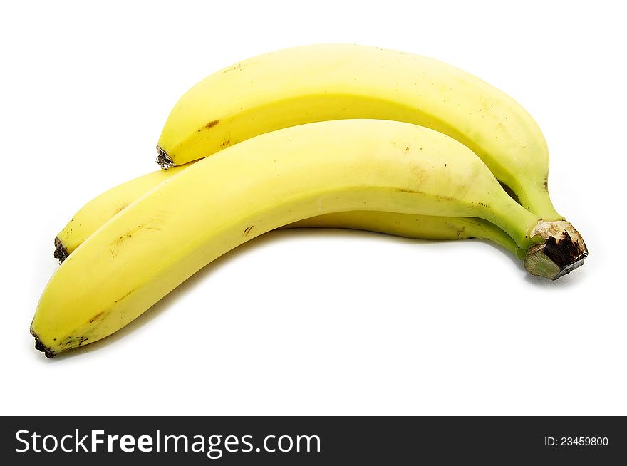 A Branch Of Yellow Bananas
