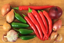 Peppers. Royalty Free Stock Photo Peppers. Royalty Free Stock Photo