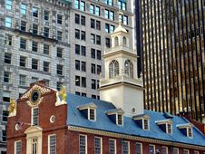 Old State House In Downtown Boston Stock Photo Old State House In Downtown Boston Stock Photo