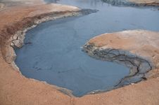 Mud And Steam Volcano Field Stock Photo Mud And Steam Volcano Field Stock Photo