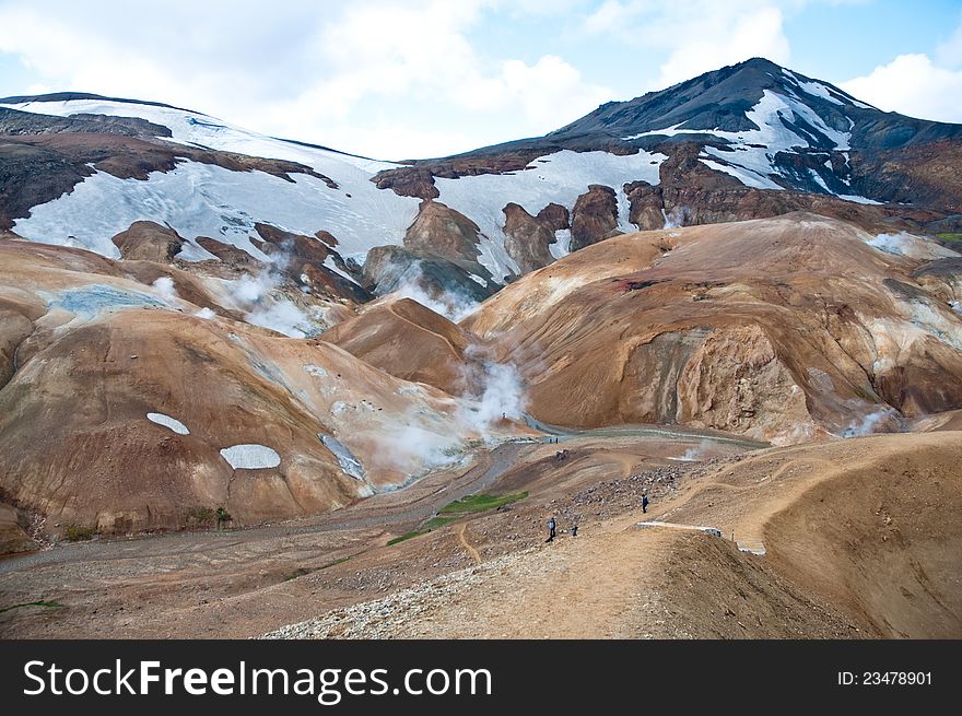 Landmannalaugar rainbow mountains, Iceland