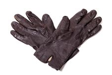 Ladies Black Leather Gloves Royalty Free Stock Photos Ladies Black Leather Gloves Royalty Free Stock Photos